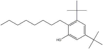 3,5-Di-tert-butyl-2-octylphenol Struktur