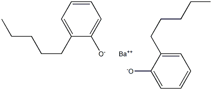 Barium bis(2-pentylphenolate) Struktur