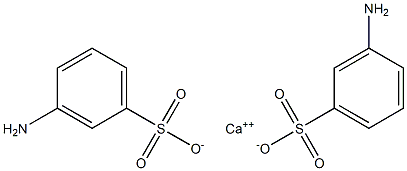 Bis(3-aminobenzenesulfonic acid)calcium salt Struktur