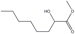 2-Hydroxycaprylic acid methyl ester Struktur