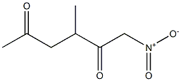 6-Nitro-4-methylhexane-2,5-dione Struktur