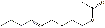 Acetic acid 5-nonenyl ester Struktur