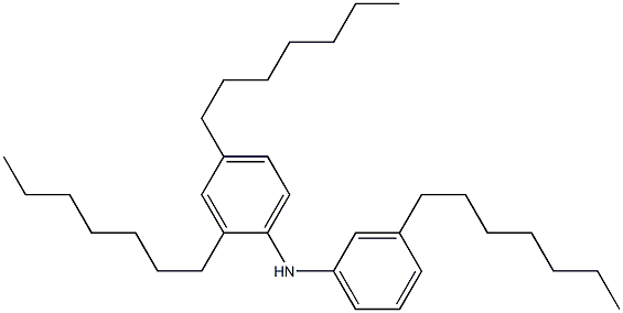 3,2',4'-Triheptyl[iminobisbenzene] Struktur