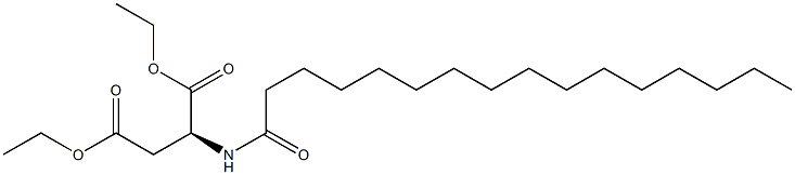 N-Palmitoylaspartic acid diethyl ester Struktur