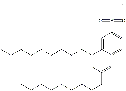 6,8-Dinonyl-2-naphthalenesulfonic acid potassium salt Struktur