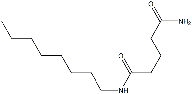 N-Octylglutaramide Struktur