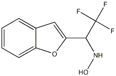 N-[2,2,2-Trifluoro-1-(benzofuran-2-yl)ethyl]hydroxylamine Struktur