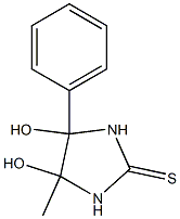 4,5-Dihydroxy-4-methyl-5-phenylimidazolidine-2-thione Struktur