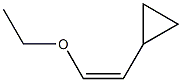 [(Z)-2-Ethoxyethenyl]cyclopropane Struktur