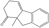 2,3,9,9a-Tetrahydro-9a-methyl-1H-fluoren-1-one Struktur