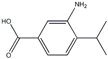 3-Amino-4-isopropylbenzoic acid Struktur