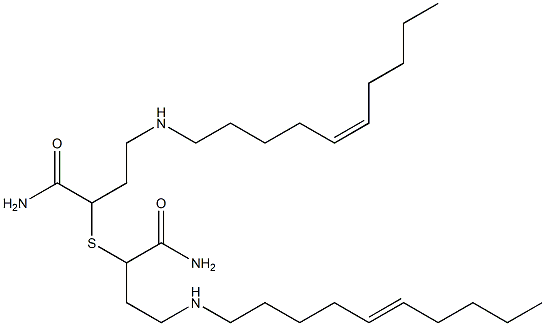 2-[[(5Z)-5-Decenyl]amino]ethyl(carbamoylmethyl) sulfide Struktur