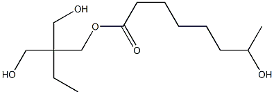 7-Hydroxyoctanoic acid 2,2-bis(hydroxymethyl)butyl ester Struktur