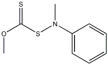 Dithiocarbonic acid S-(N-methyl-N-phenylamino)O-methyl ester Struktur