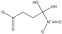 1,3-Dinitro-1,1-propanediol Struktur