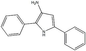 2,5-Diphenyl-3-amino-1H-pyrrole Struktur