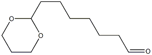 7-(1,3-Dioxan-2-yl)heptanal Struktur