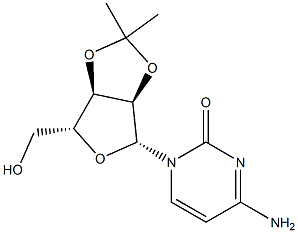 2'-O,3'-O-Isopropylidenecytidine Struktur