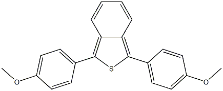 1,3-Bis(4-methoxyphenyl)-2-benzothiophene Struktur