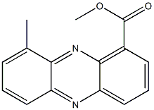 9-Methyl-1-phenazinecarboxylic acid methyl ester Struktur