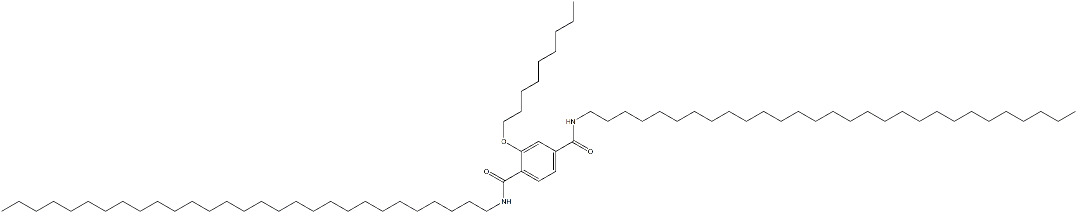 2-(Nonyloxy)-N,N'-dinonacosylterephthalamide Struktur