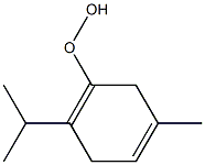 p-Mentha-1,4-dien-5-yl hydroperoxide Struktur