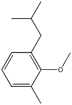 1-Methoxy-2-methyl-6-isobutylbenzene Struktur