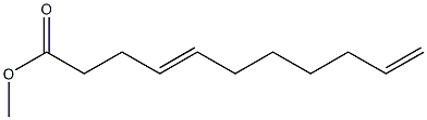 4,10-Undecadienoic acid methyl ester Struktur