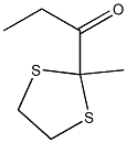 1-(2-Methyl-1,3-dithiolan-2-yl)-1-propanone Struktur