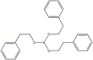 Boric acid triphenethyl ester Struktur