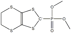 5,6-Dihydro-2-(dimethoxyphosphinyl)-1,3-dithiolo[4,5-b][1,4]dithiin-2-ide Struktur