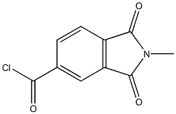 1,3-Dihydro-2-methyl-1,3-dioxo-2H-isoindole-5-carboxylic acid chloride Struktur