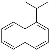 4a,8a-Dihydro-1-isopropylnaphthalene Struktur