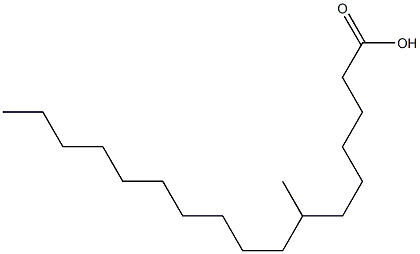 7-Methylheptadecanoic acid Struktur