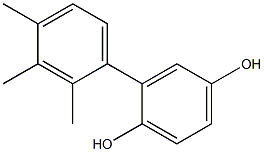 2-(2,3,4-Trimethylphenyl)benzene-1,4-diol Struktur