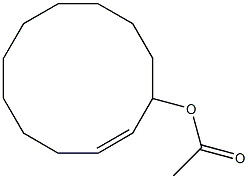 2-Cyclododecen-1-ol acetate Struktur