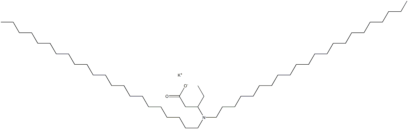 3-(Didocosylamino)valeric acid potassium salt Struktur