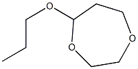 5-Propoxy-1,4-dioxepane Struktur