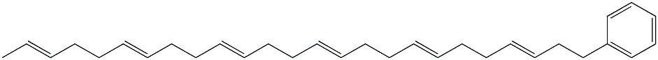 25-Phenyl-2,6,10,14,18,22-pentacosahexaene Struktur