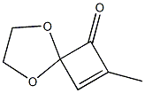 7-Methyl-1,4-dioxaspiro[4.3]oct-7-en-6-one Struktur