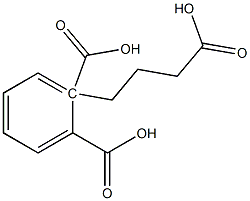 Phthalic acid 1-(3-carboxypropyl) ester Struktur