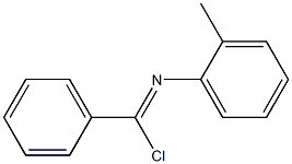 Chloro(phenyl)-N-(2-methylphenyl)methanimine Struktur