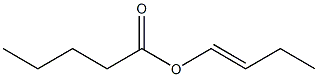 Valeric acid 1-butenyl ester Struktur