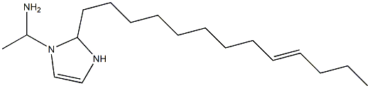 1-(1-Aminoethyl)-2-(9-tridecenyl)-4-imidazoline Struktur