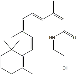 (13Z)-N-(2-Hydroxyethyl)retinamide Struktur