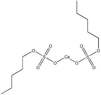 Bis(pentyloxysulfonyloxy)calcium Struktur