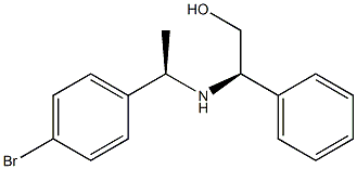 (2R)-2-[[(1R)-1-(4-Bromophenyl)ethyl]amino]-2-phenylethanol Struktur