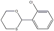 2-(2-Chlorophenyl)-1,3-oxathiane Struktur