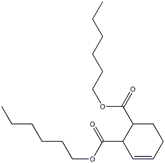 5-Cyclohexene-1,2-dicarboxylic acid dihexyl ester Struktur