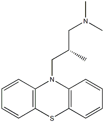 (-)-10-[(S)-3-(Dimethylamino)-2-methylpropyl]-10H-phenothiazine Struktur